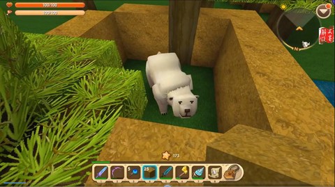 迷你世界怎么抓北极熊
